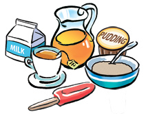 Dieta líquida completa para adultos.